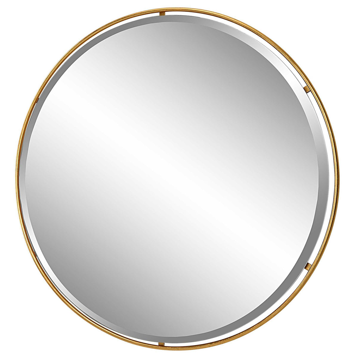 Canillo Round Mirror - Gold by Uttermost - View 4
