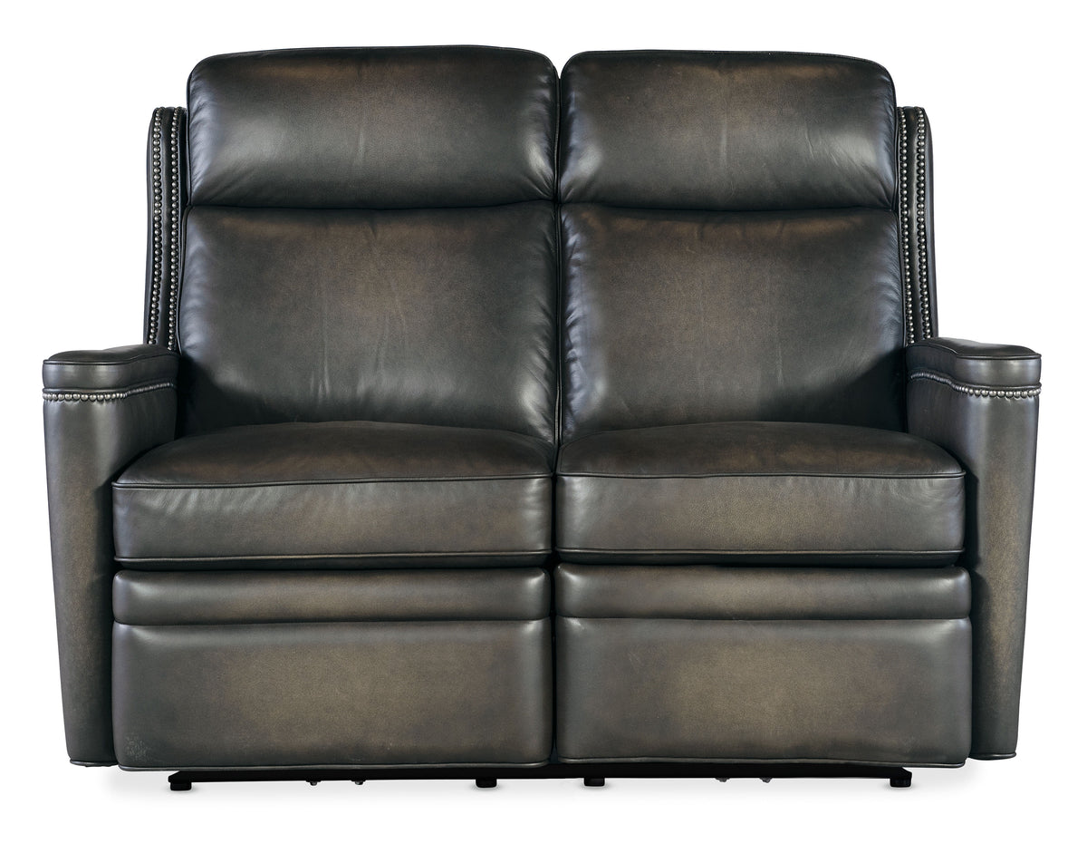 Hamilton Power Loveseat With Power Headrest - Dark Brown by Hooker Furniture - View 6