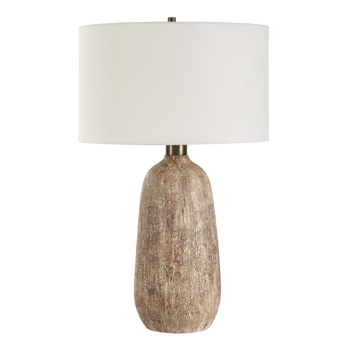 Napier Table Lamp Earthy Brown - Light Brown by Uttermost - View 3