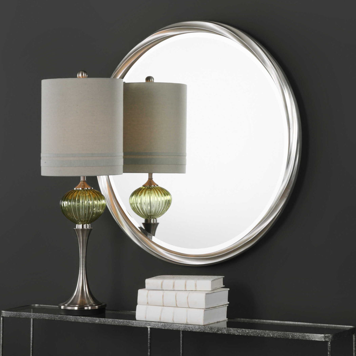 Orion Round Mirror - Silver by Uttermost - View 4