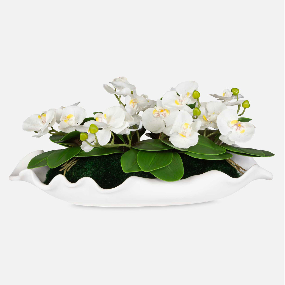 Opulence Orchid Centerpiece With Bowl - White by Uttermost - View 2