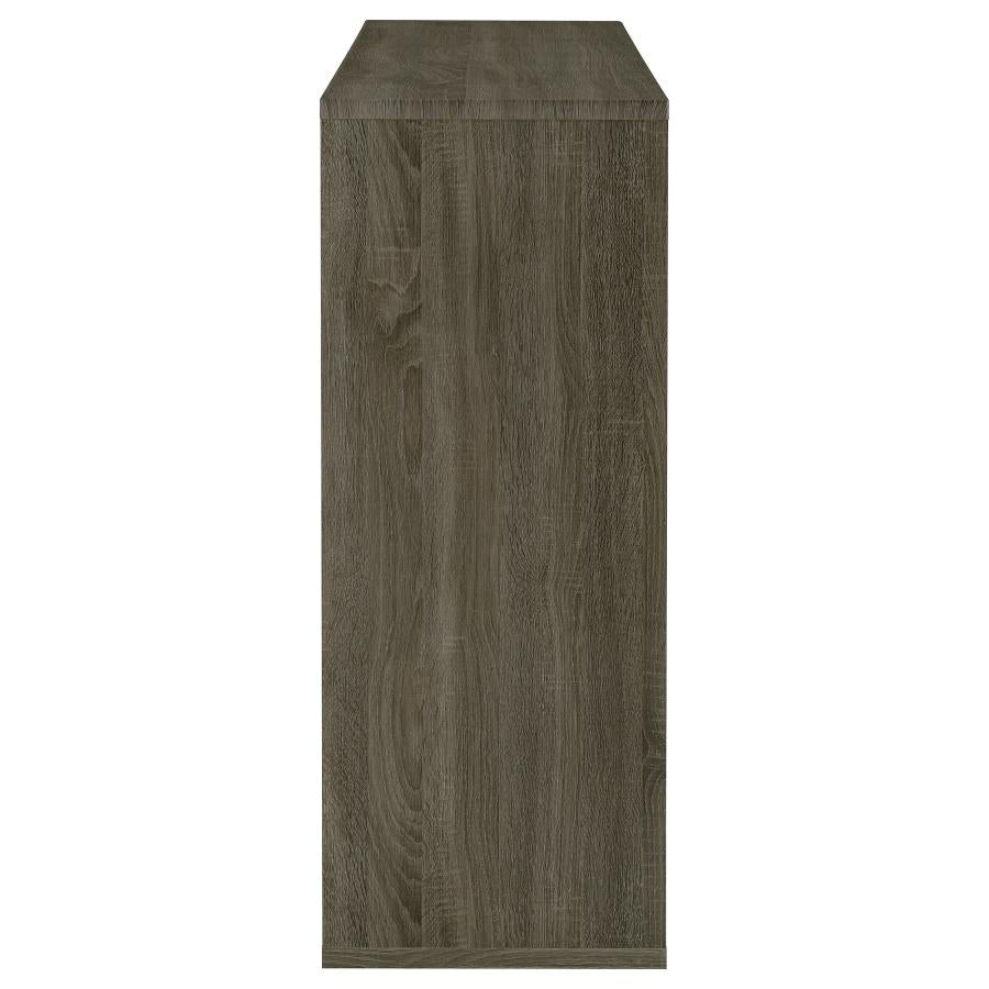 Prescott Rectangular Home Bar Table Weathered Grey - Home Elegance USA
