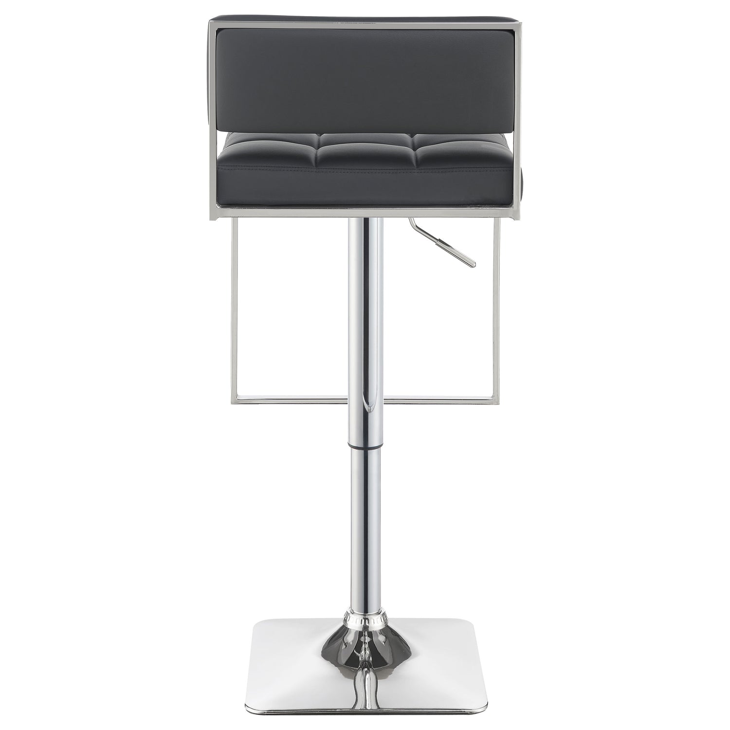 Alameda Adjustable Bar Stool Chrome and Grey - Home Elegance USA
