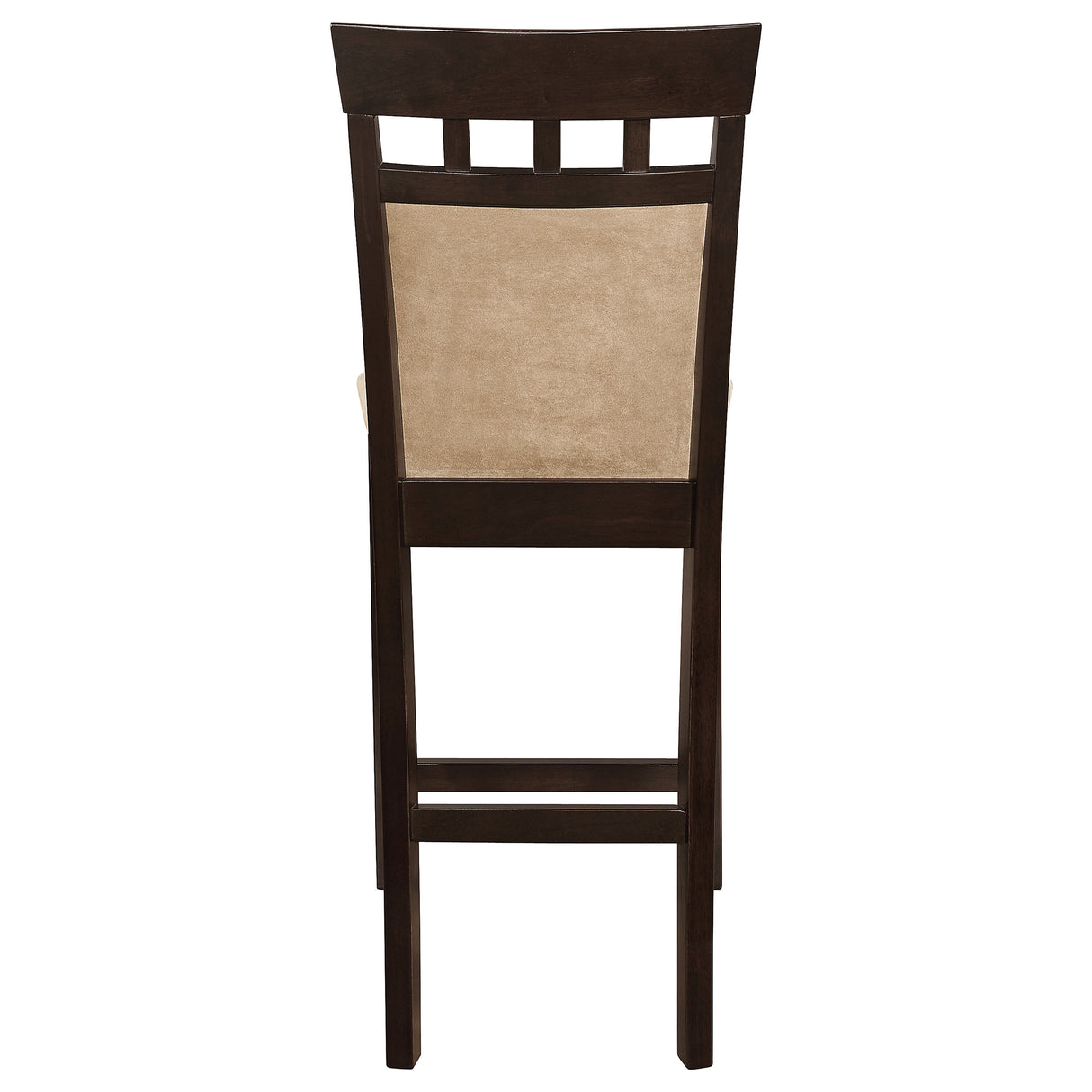 Gabriel Closed Back Counter Chair Cappuccino (Set of 2) - Home Elegance USA