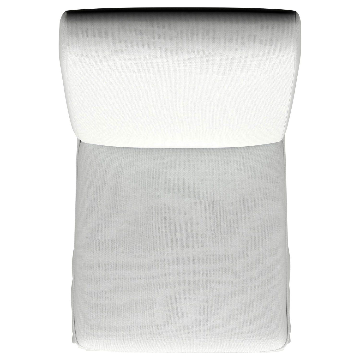 Shawna Upholstered Skirted Dining Chair White (Set of 2) - Home Elegance USA