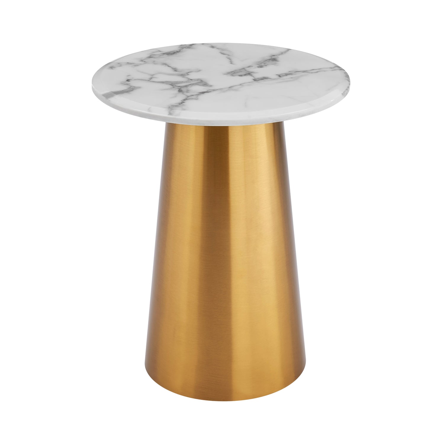 Gilded Opulence Coffee Table Set // Gold and White Marble  | Finesse - Home Elegance USA