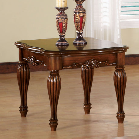 Acme - Dreena End Table 10291 Cherry Finish