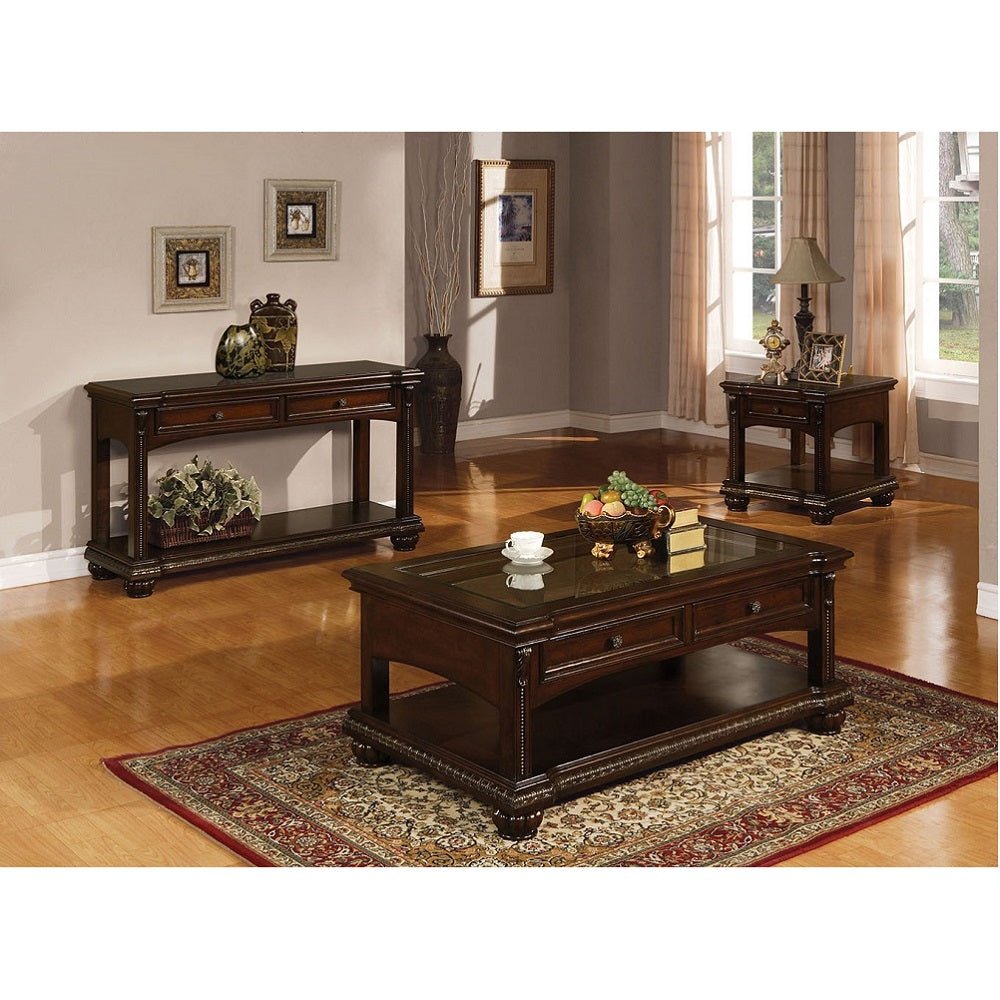 Anondale End Table 10323 Cherry Finish | Acme | Home Elegance USA