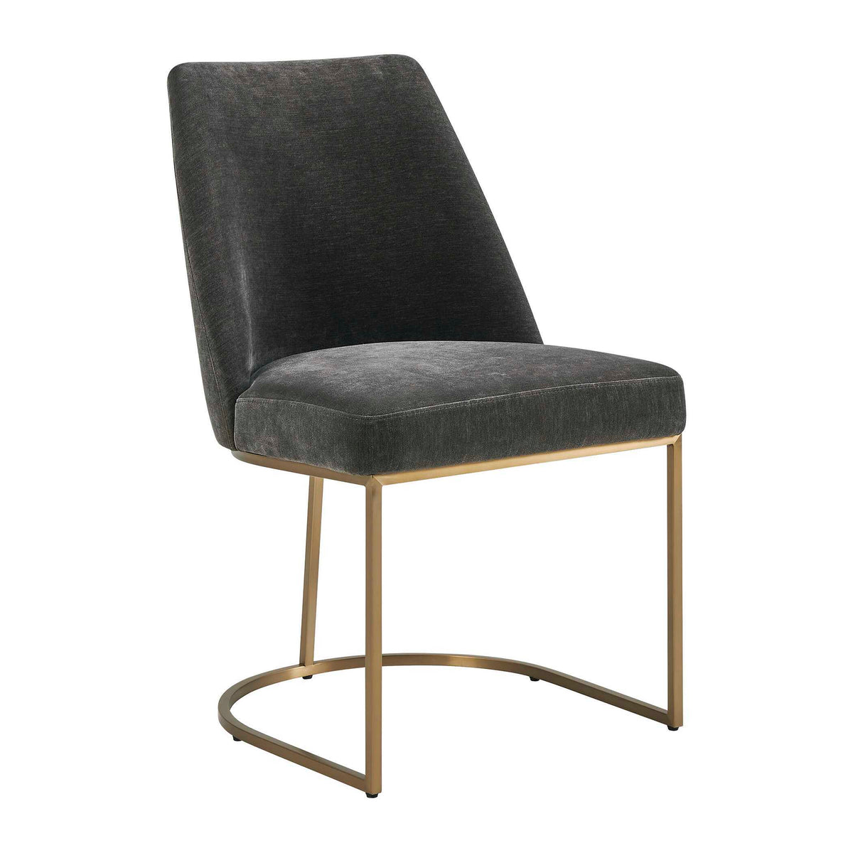 Hanni Upholstered Dining Chair - Dark Gray by Uttermost - View 4