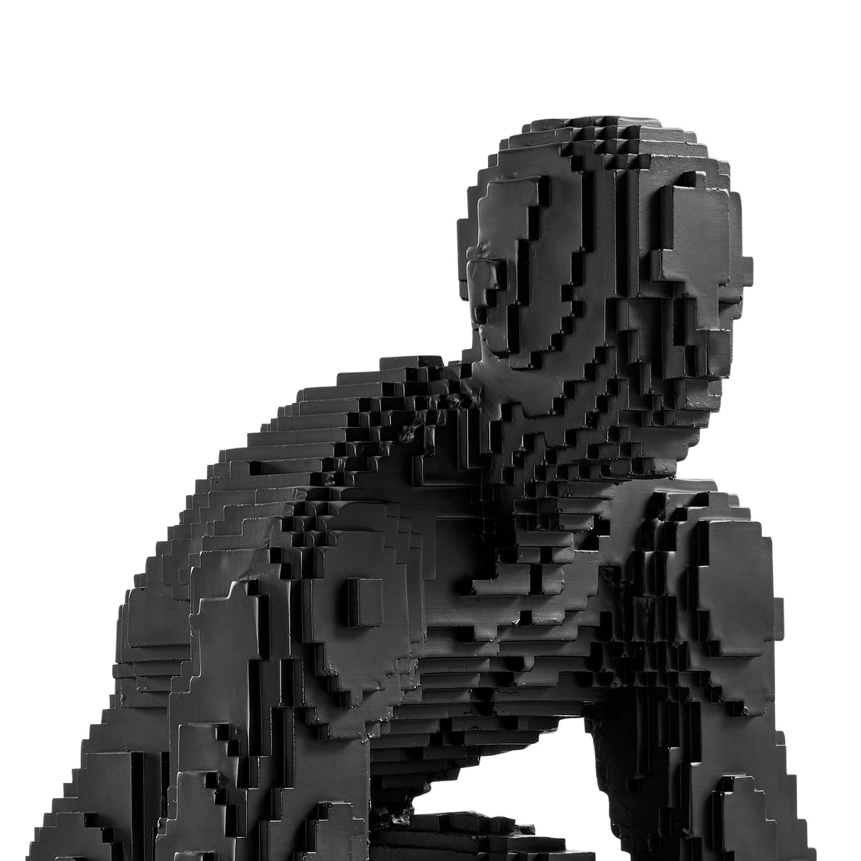 Pixel Running Man // Matte Black | Finesse - Home Elegance USA