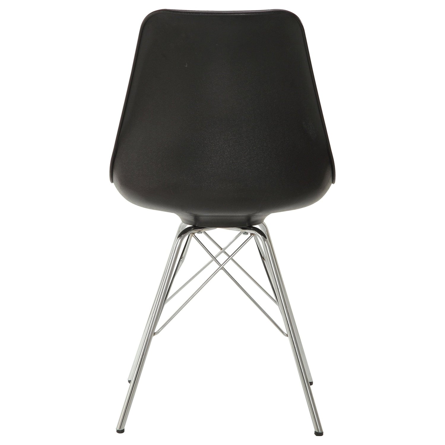 Lowry 5 - piece Round Dining Set Tulip Table with Eiffel Chairs Black | Coaster | Home Elegance USA
