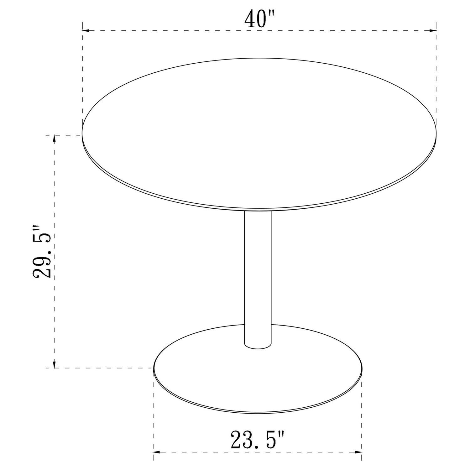Lowry 5 - piece Round Dining Set Tulip Table with Eiffel Chairs Black | Coaster | Home Elegance USA