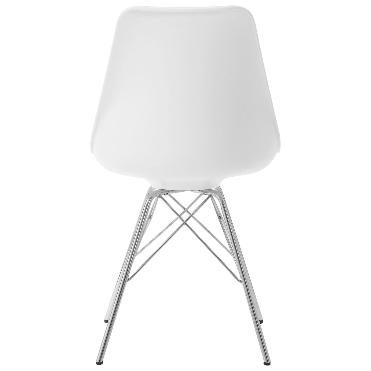 Lowry 5 - piece Round Dining Set Tulip Table with Eiffel Chairs White | Coaster | Home Elegance USA