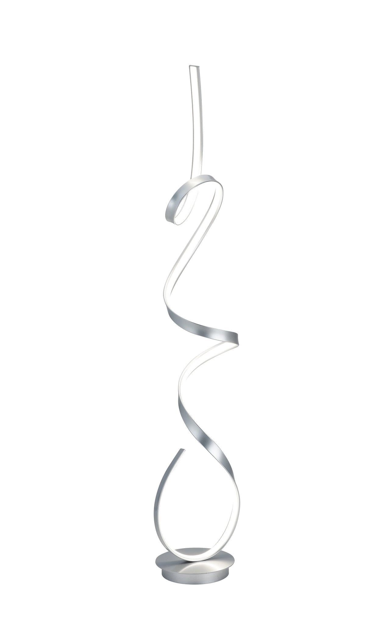 Lámpara de pie Amsterdam LED regulable de 160 cm // Plateada | Finesse