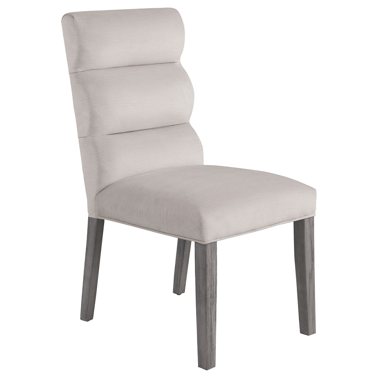 Carla Velvet Upholstered Dining Side Chair Stone (Set of 2) - Home Elegance USA