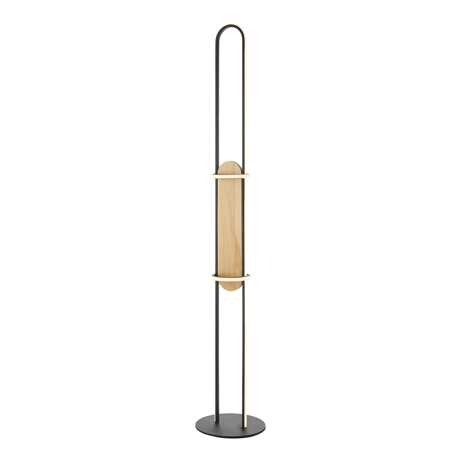 Floor Lamp Iron & Wood  | Finesse - Home Elegance USA