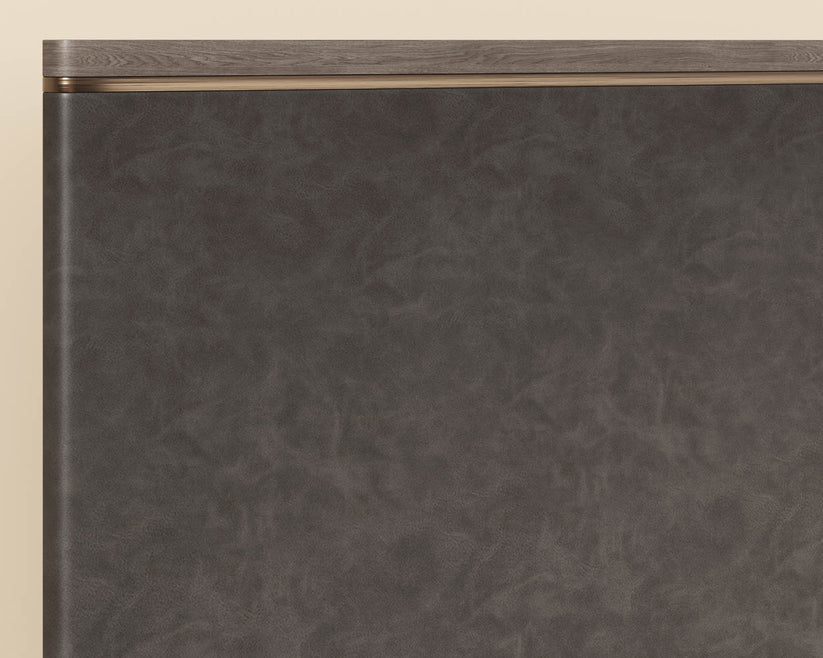 Altman Faux Leather Bed – King Size | SUNPAN