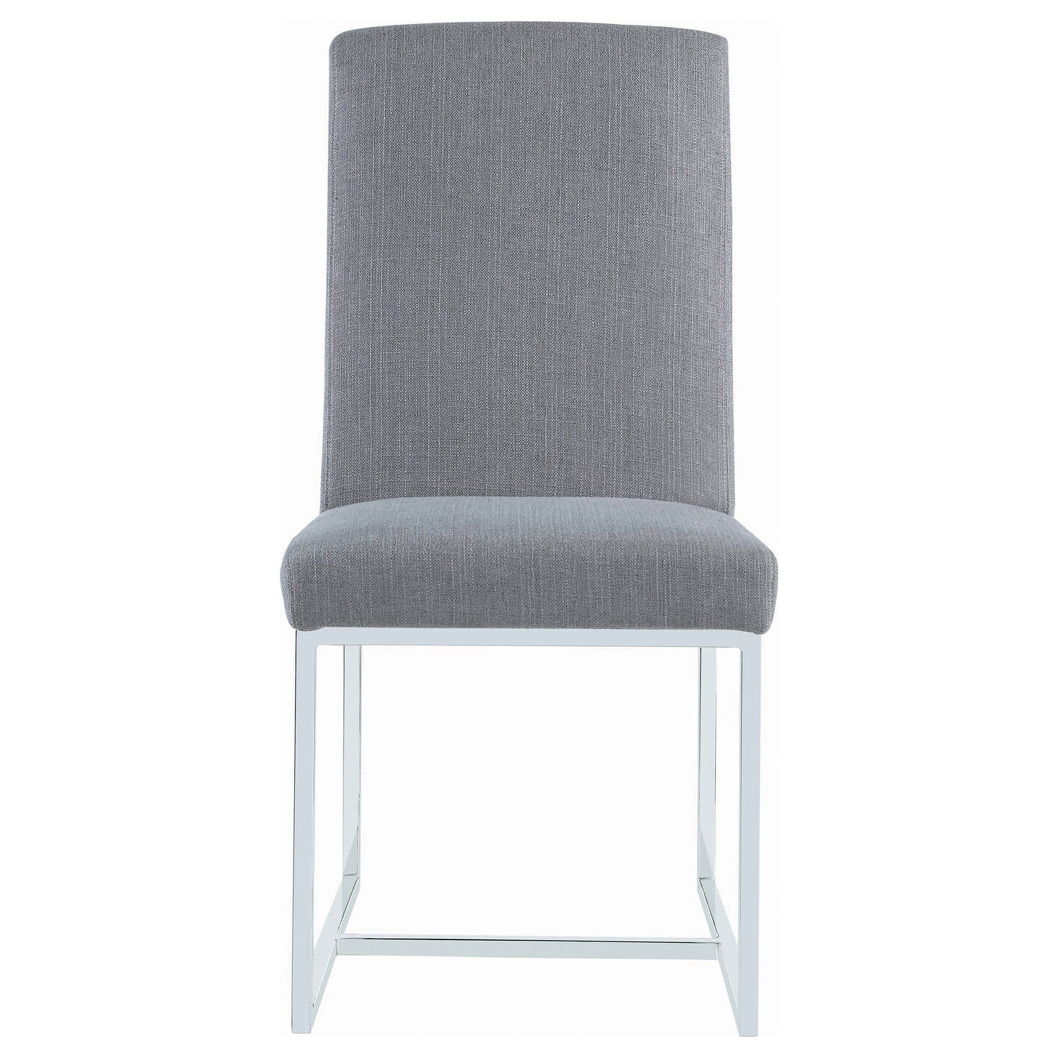 Side Chair - Mackinnon Upholstered Side Chairs Grey and Chrome (Set of 2)