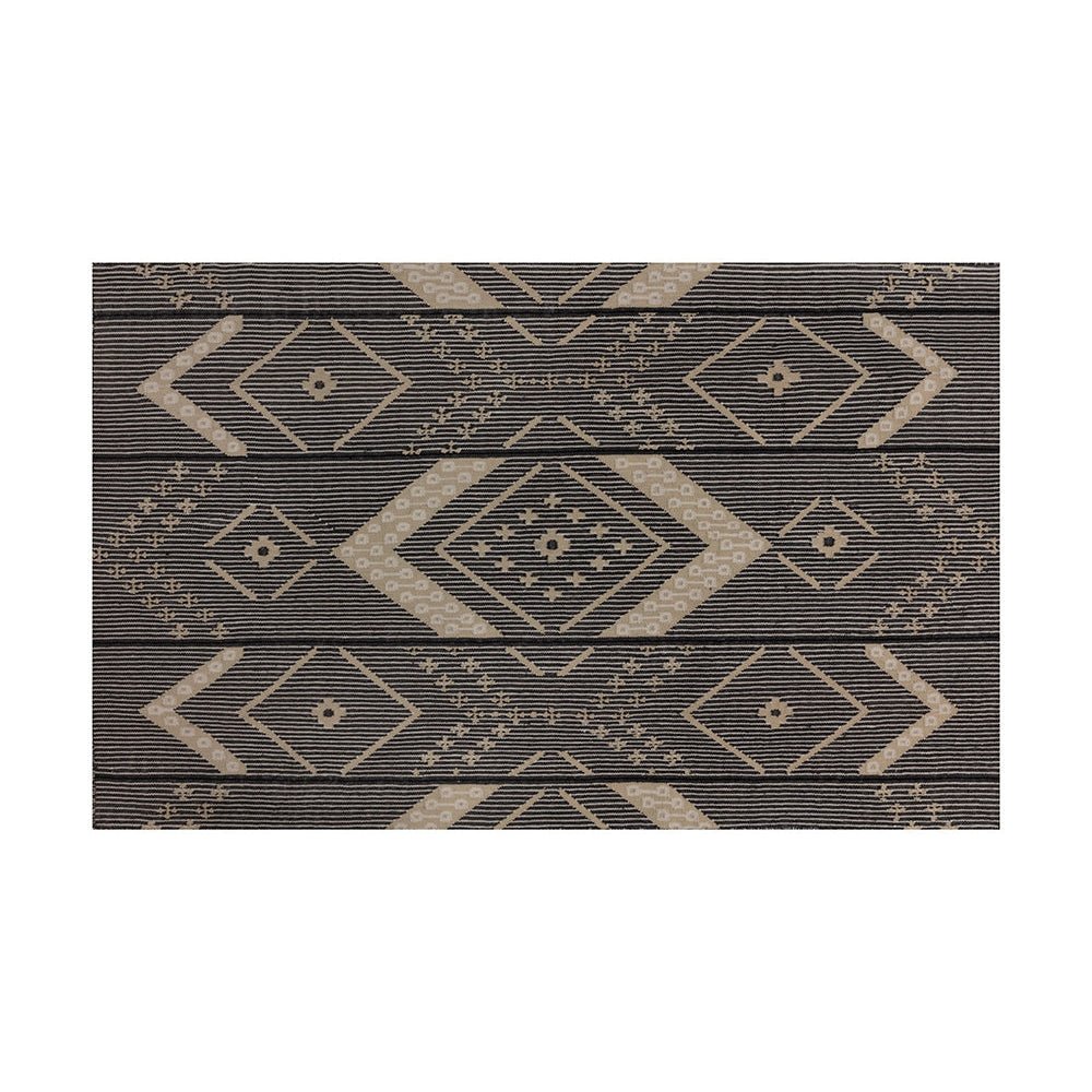 Asana Hand - Woven Rug - Charcoal / Beige - 9'' X 12'' | Sunpan | Home Elegance USA