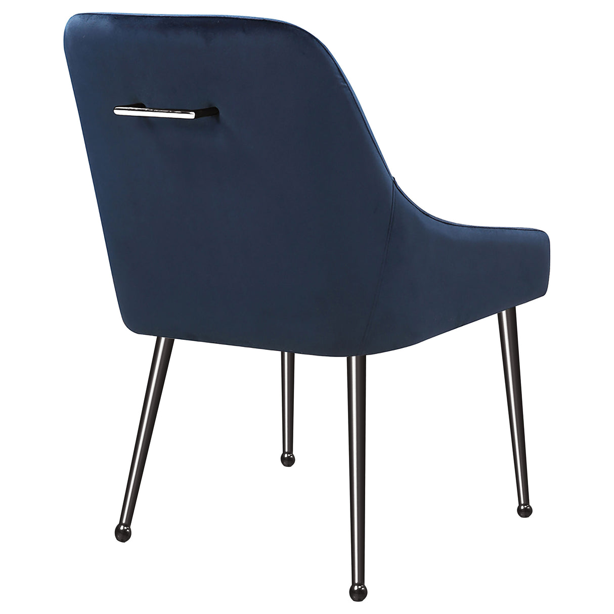 Mayette Upholstered Dining Side Chair Blue (Set of 2) - Home Elegance USA