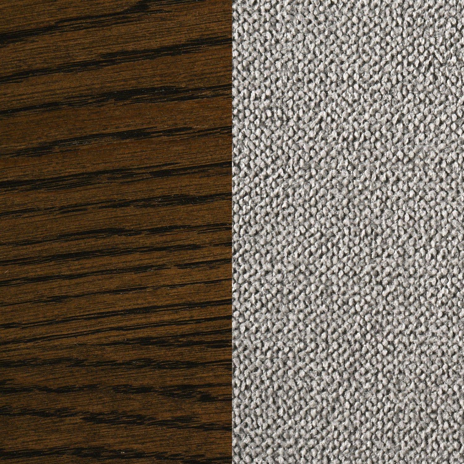 Arm Chair - Willowbrook Upholstered Dining Armchair Grey and Chestnut (Set of 2)