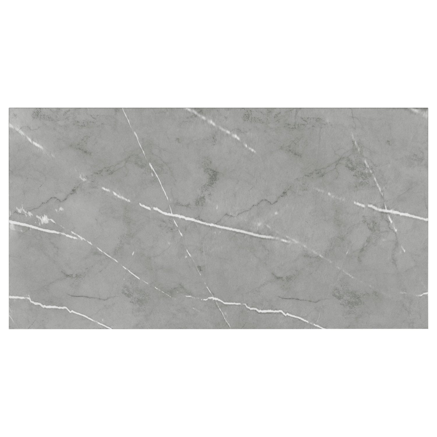 Sterling 72-inch Rectangular Dining Table Grey Faux Marble - Home Elegance USA