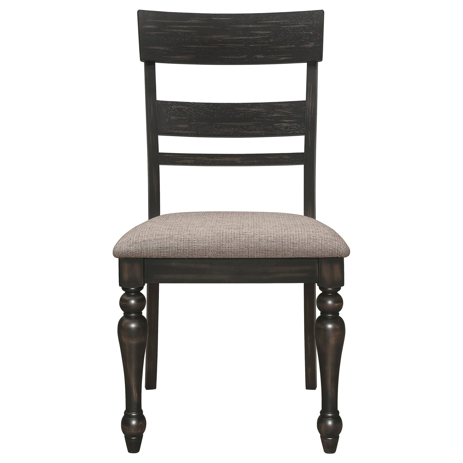 Bridget 5 - piece Rectangular Dining Set Brown Brushed and Charcoal Sandthrough | Coaster | Home Elegance USA
