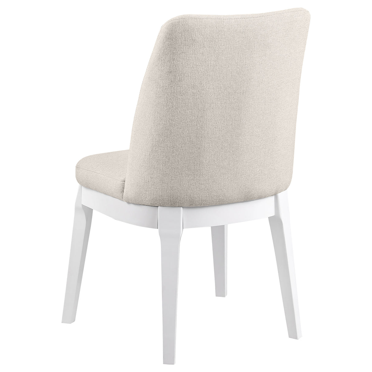 Carissa Upholstered Dining Side Chair Beige (Set of 2) - Home Elegance USA