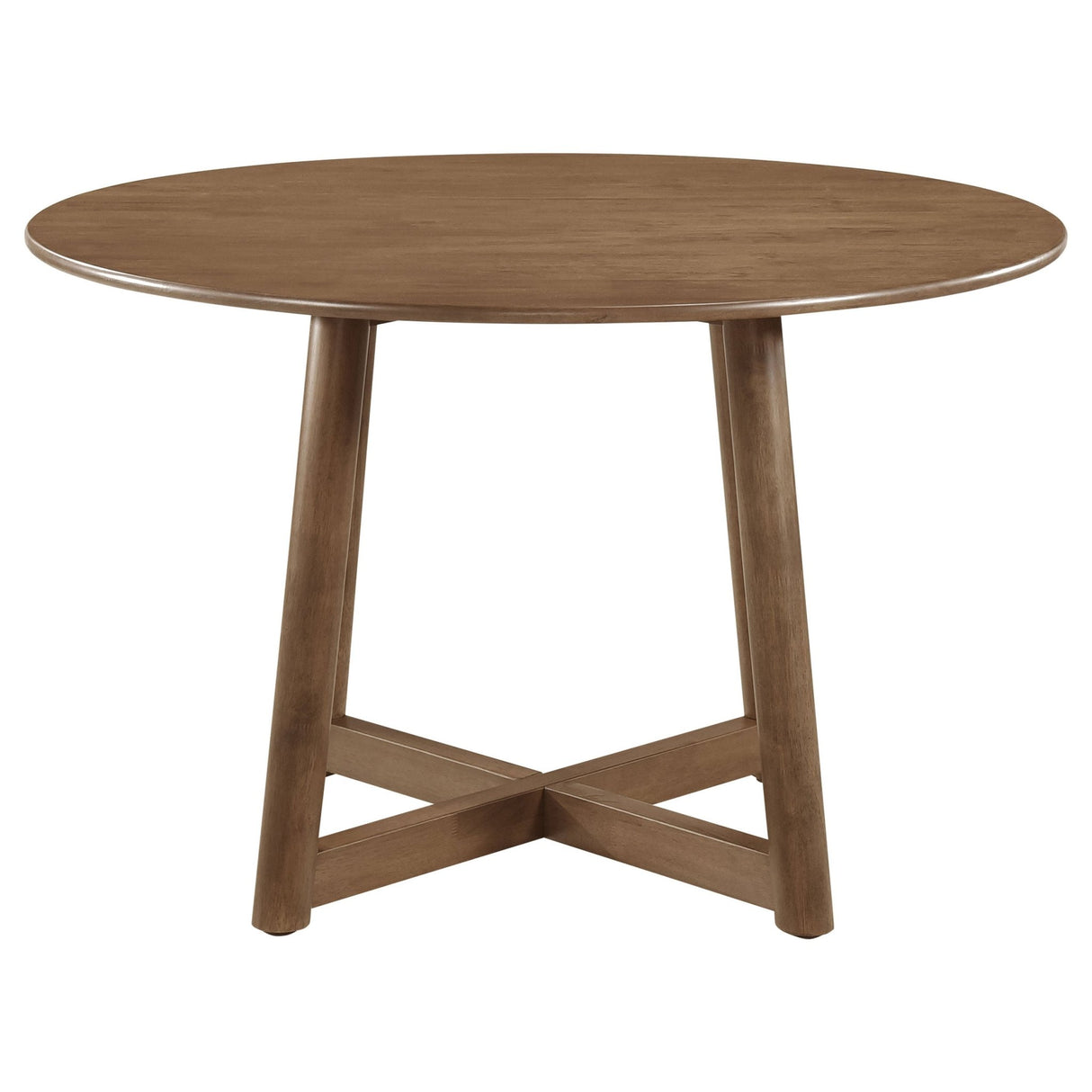 Dinah 5 - piece Round Solid Wood Dining Set Walnut | Coaster | Home Elegance USA