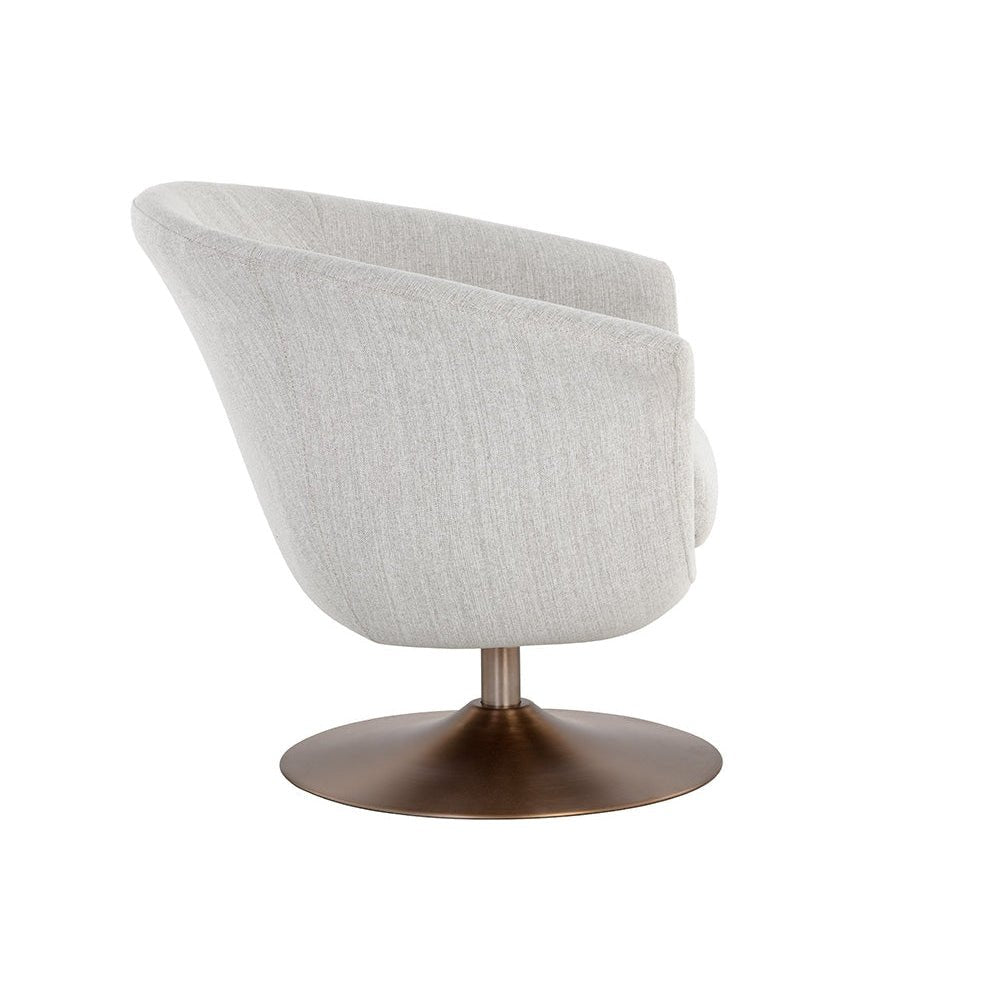 Carine Swivel Lounge Chair | Sunpan | Home Elegance USA
