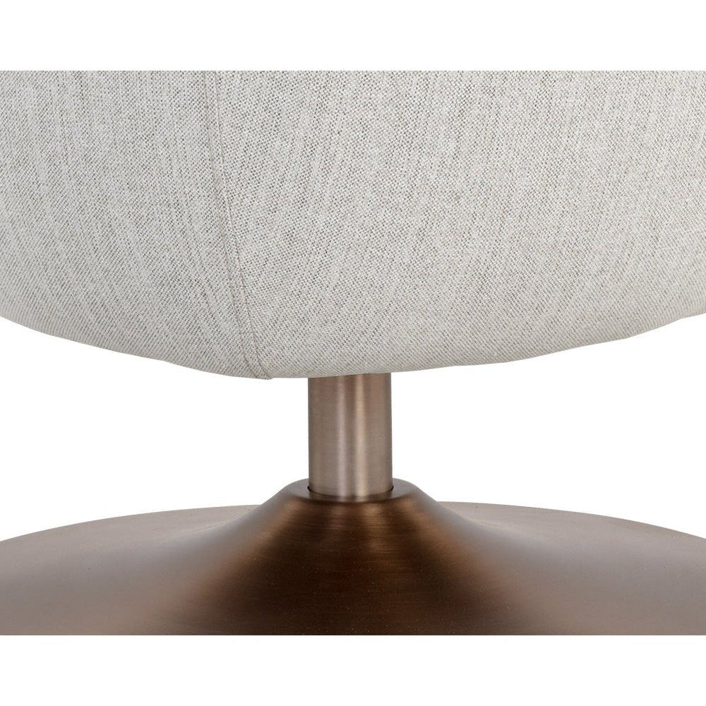 Carine Swivel Lounge Chair | Sunpan | Home Elegance USA