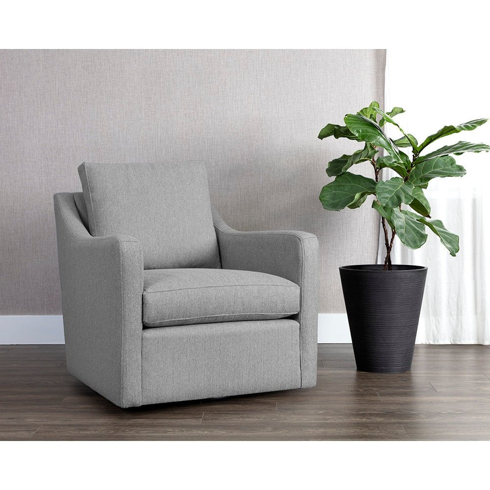 Brianna Swivel Lounge Chair | Sunpan | Home Elegance USA