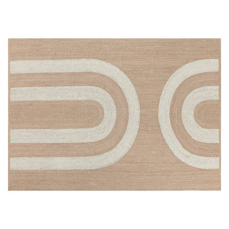 Derby Hand - Woven Rug - Beige / White | Sunpan | Home Elegance USA