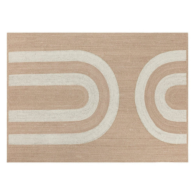 Derby Hand - Woven Rug - Beige / White | Sunpan | Home Elegance USA
