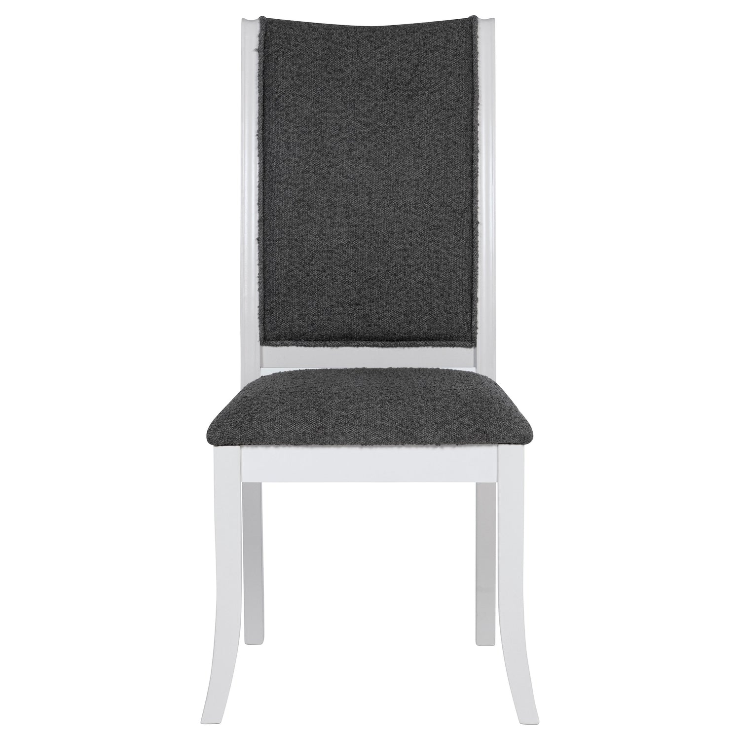 Judd Upholstered Dining Side Chair Pearl White (Set of 2) - Home Elegance USA
