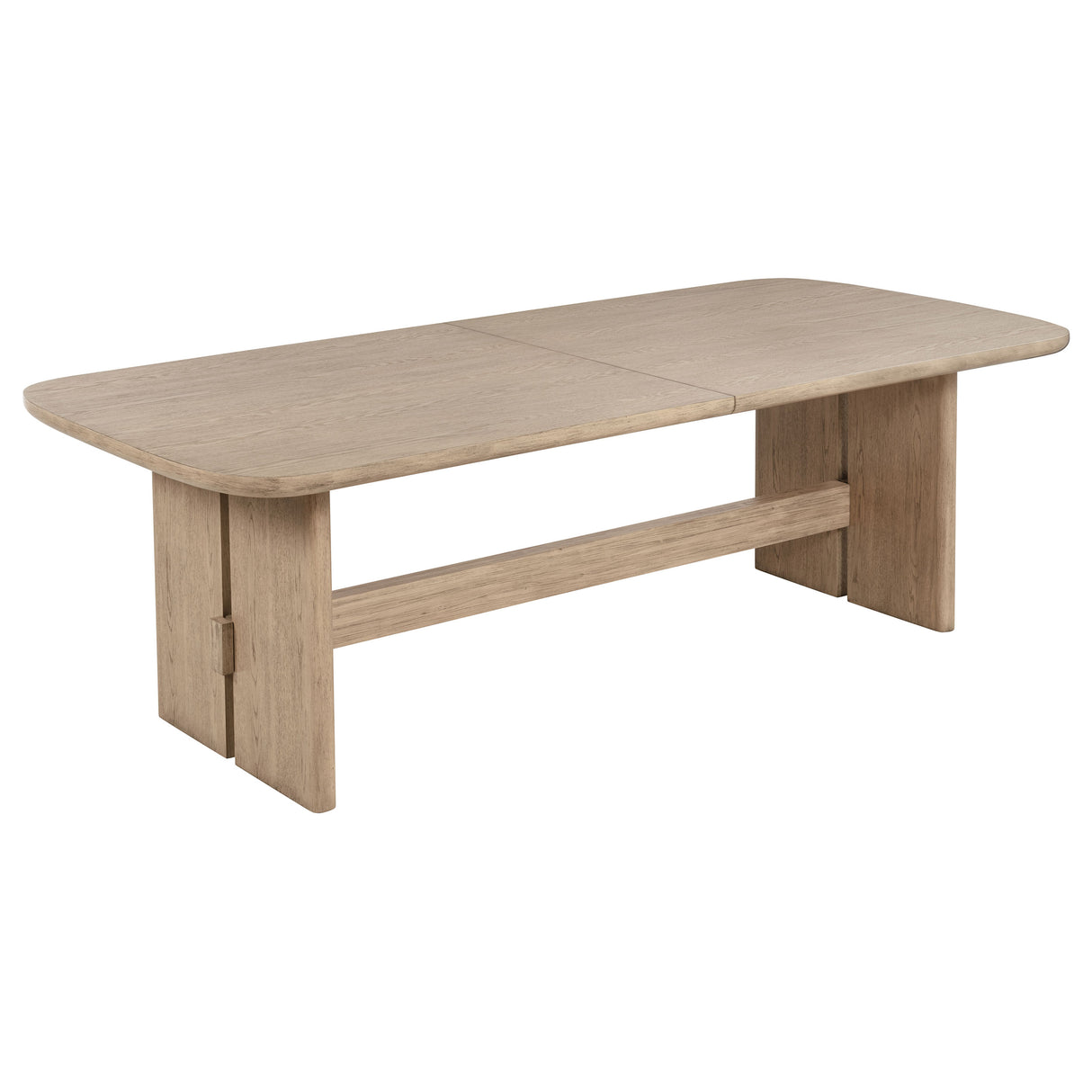 Kailani 110-inch Rectangular Wood Dining Table Beige Oak - Home Elegance USA