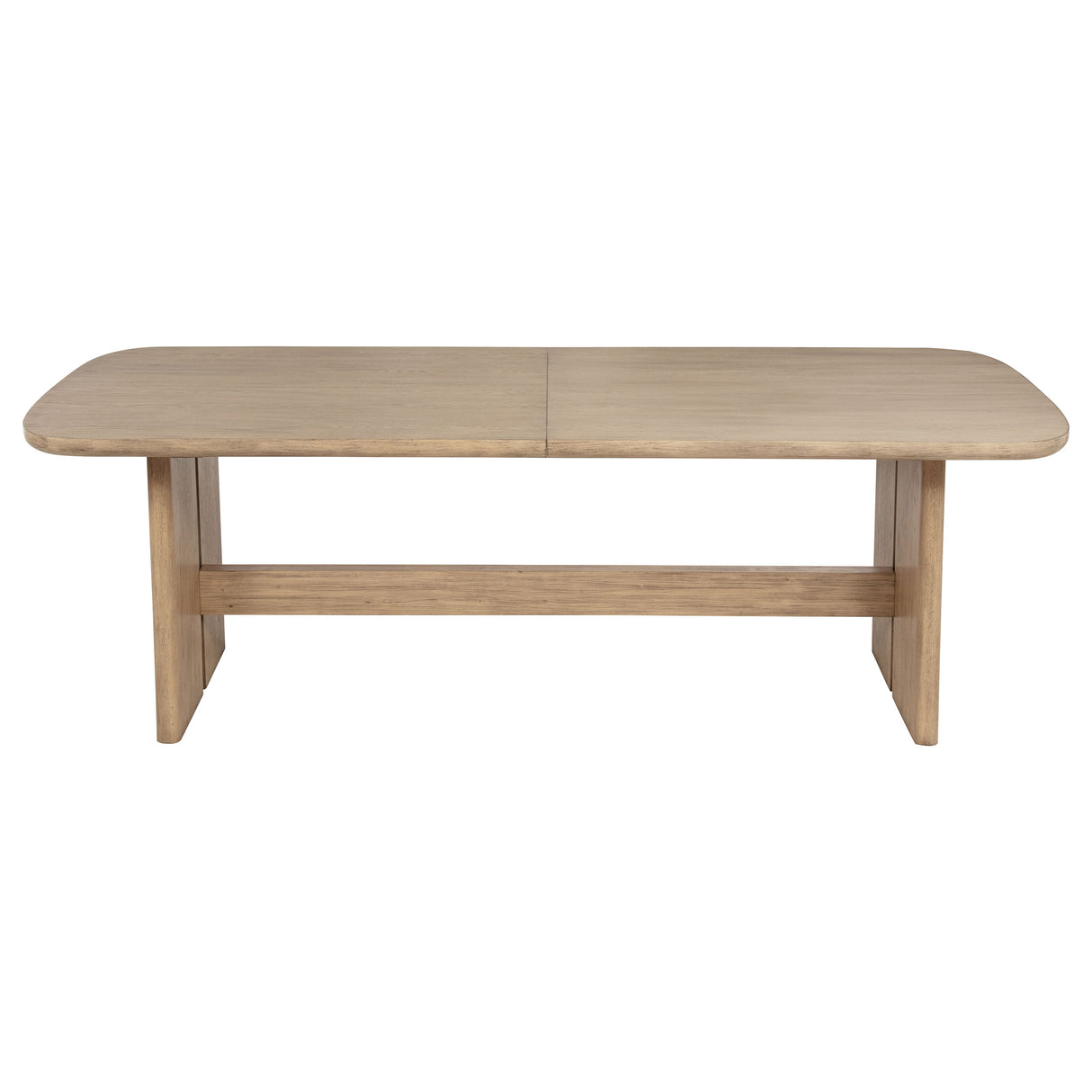 Kailani 110-inch Rectangular Wood Dining Table Beige Oak - Home Elegance USA