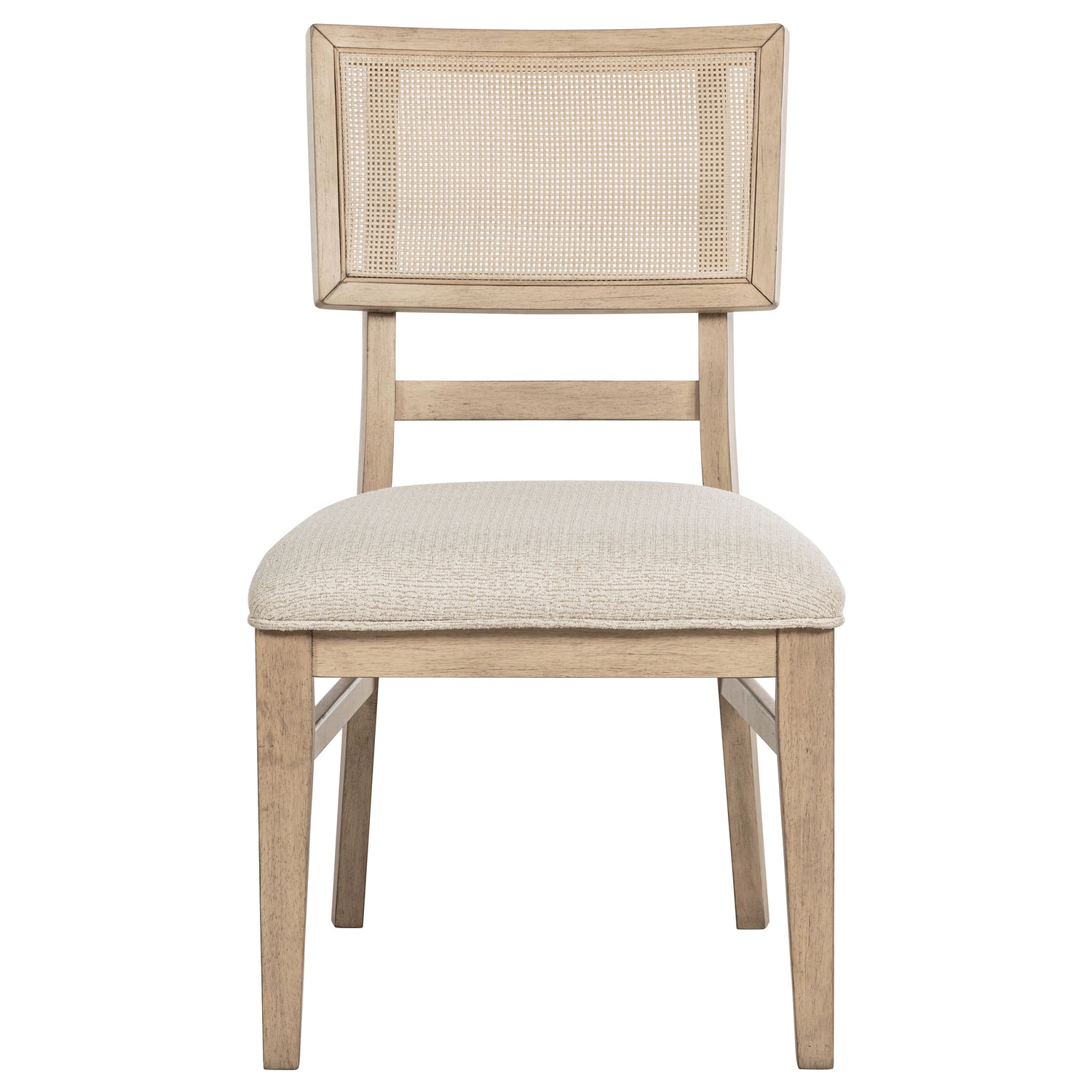Kailani Radio Weave Cane Dining Side Chair Beige Oak - Home Elegance USA