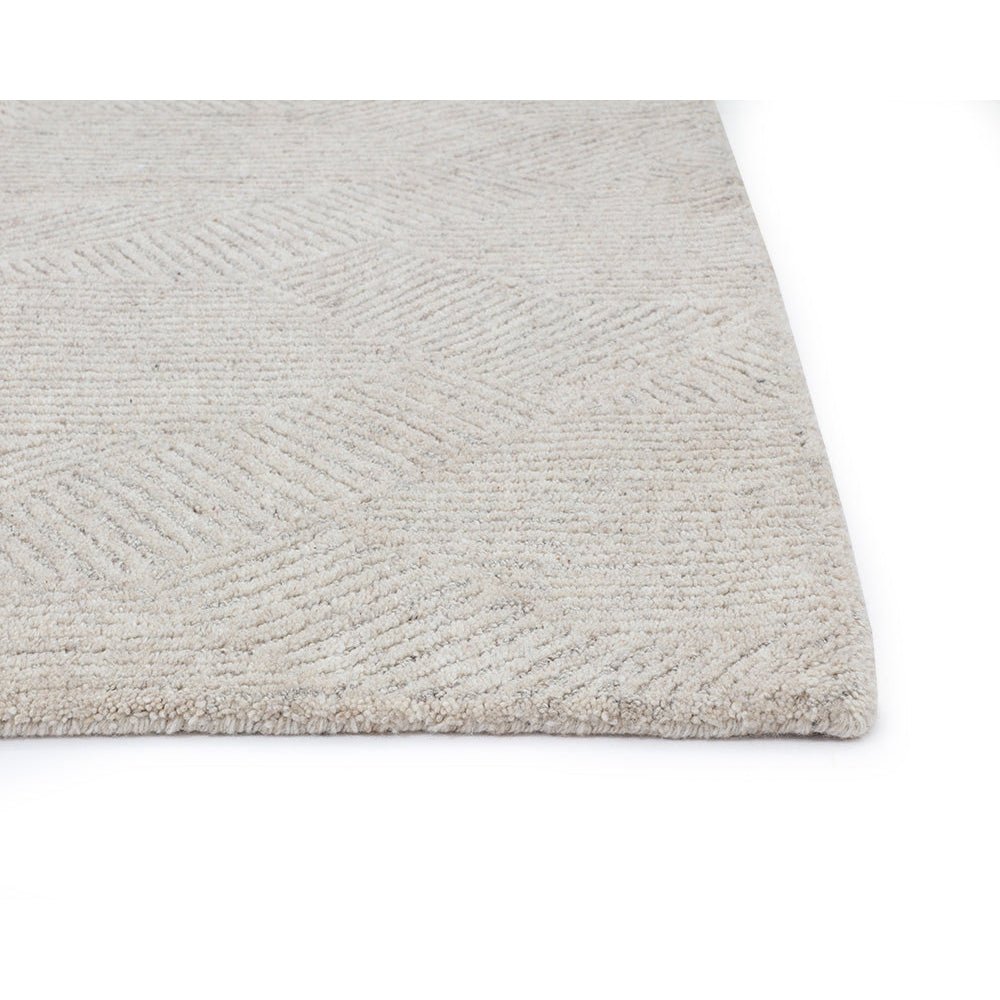 Calais Hand - Tufted Rug - Oatmeal / Grey - 6'' X 9'' | Sunpan | Home Elegance USA