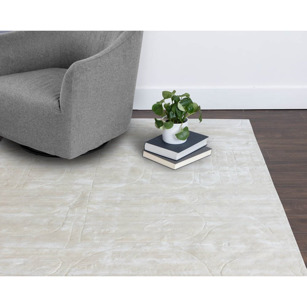 Caruso Hand - Loomed Rug - Cream / Ivory | Sunpan | Home Elegance USA