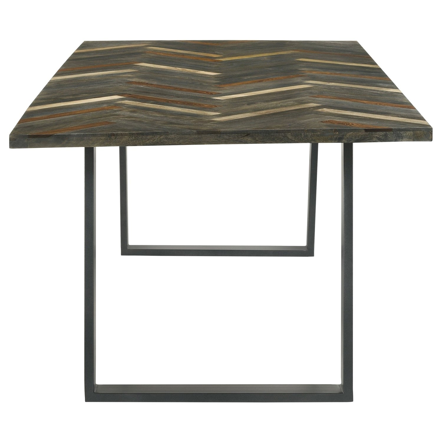 Misty 5 - piece Rectangular Dining Set Grey Sheesham and Camel | Coaster | Home Elegance USA