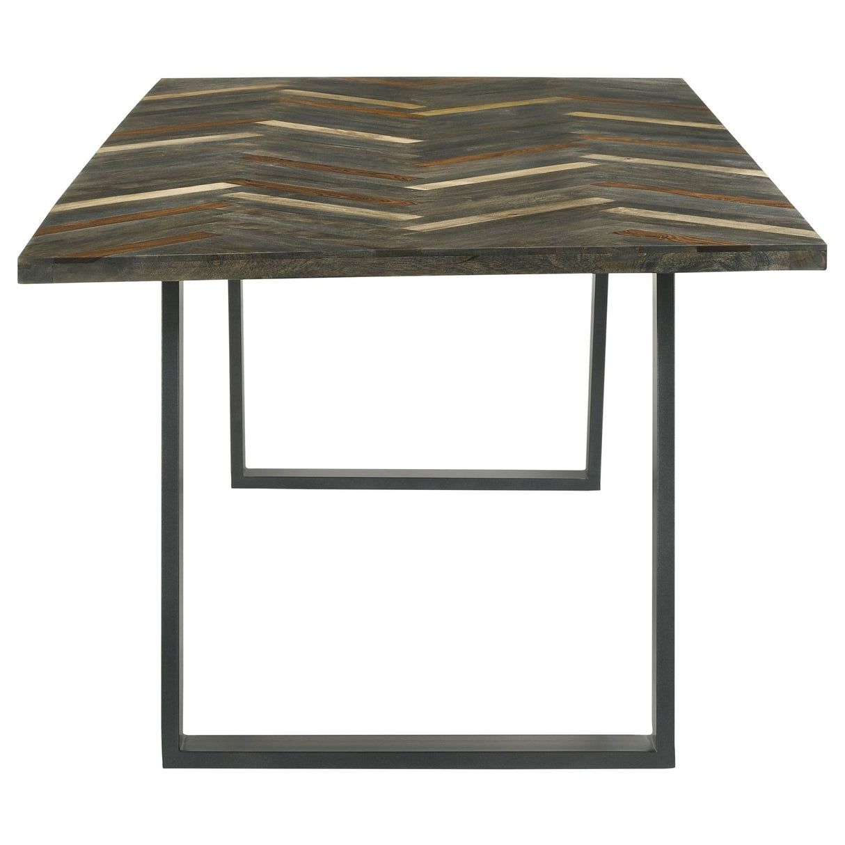 Misty 6 - piece Rectangular Dining Set Grey Sheesham and Espresso | Coaster | Home Elegance USA