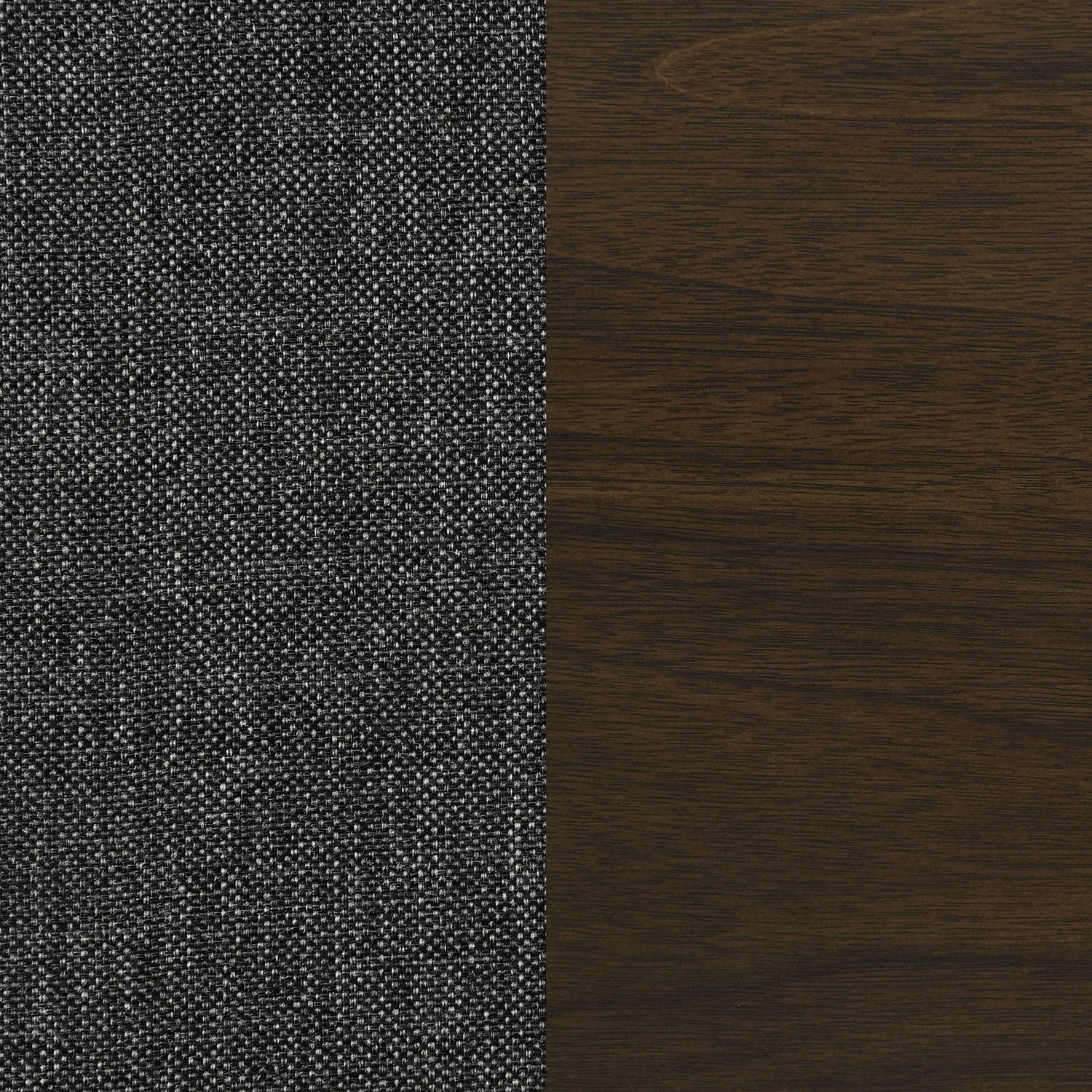 Side Chair - Wes Upholstered Side Chair (Set of 2) Grey and Dark Walnut