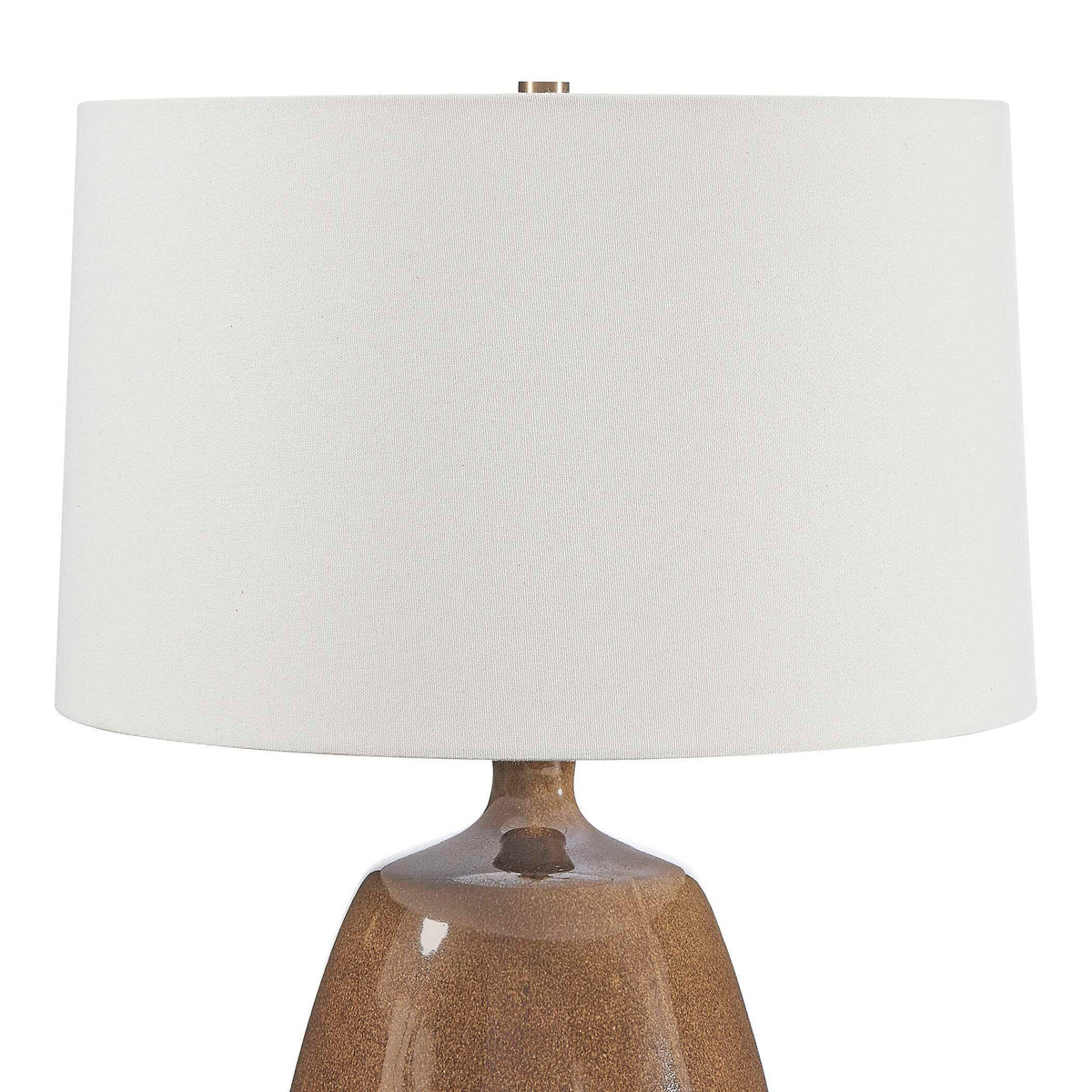 Vinson Glossy Table Lamp - Dark Brown by Uttermost - View 6