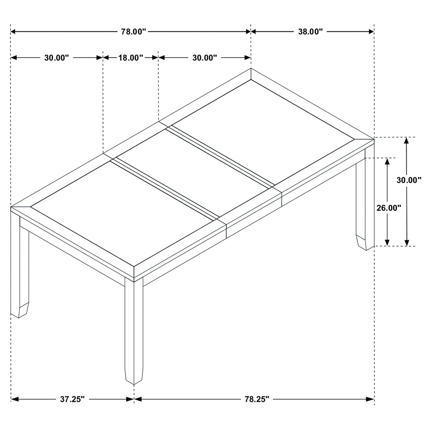 Elodie 7 - piece Dining Table Set with Extension Leaf Grey and Black | Coaster | Home Elegance USA