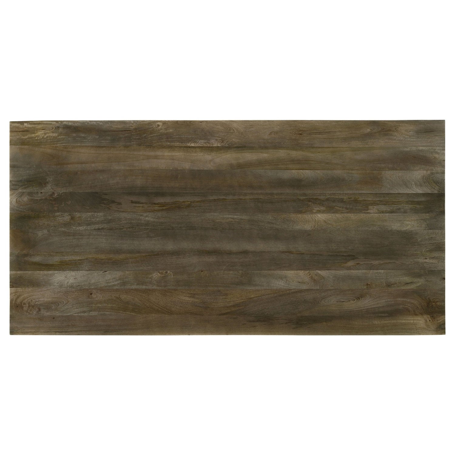 Dining Table - Tyler Rectangular Double V-Leg Dining Table Mango Brown