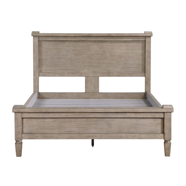 Marceline Gray Oak Canopy Bed Bedroom Furniture Set – Homelegance - Home Elegance USA