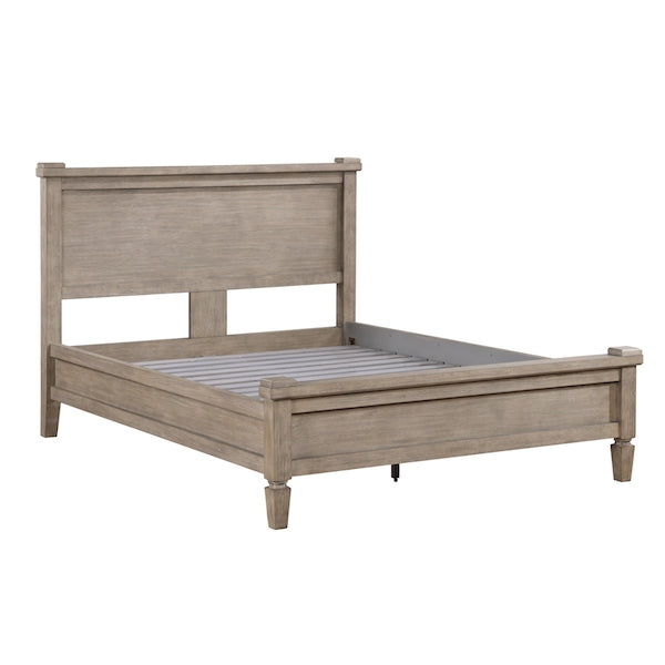 Marceline Gray Oak Canopy Bed Bedroom Furniture Set – Homelegance - Home Elegance USA