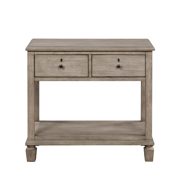 Marceline Gray Oak Canopy Bed Bedroom Furniture Set – Homelegance - Home Elegance USA