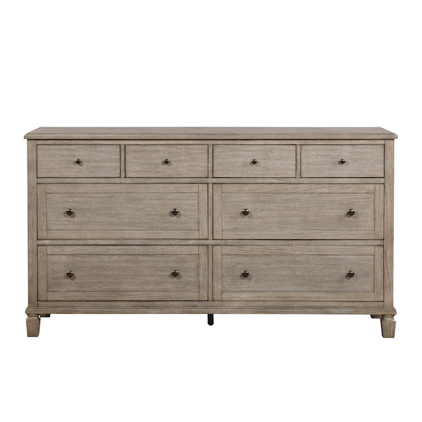 Marceline Gray Oak Canopy Bed Bedroom Furniture Set – Homelegance - Home Elegance USA